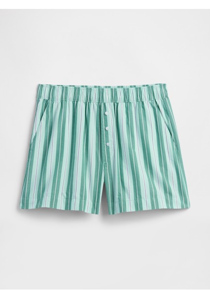 Kadın Yeşil Poplin Şort fiyatları