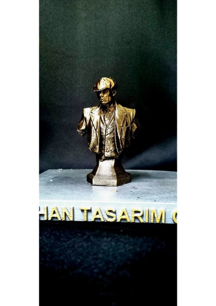 Tommy Shelby 10 cm Büst Figür Peaky Blinders modelleri