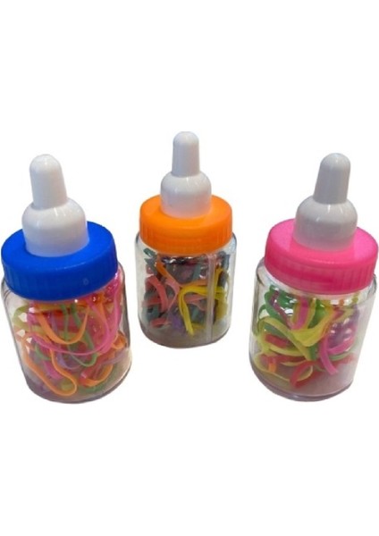 Kız Çocukları Için Biberon Kutulu Saç Tokası Lastiği