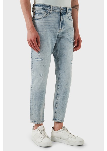 Pamuklu Regular Fit Normal Bel Düz Paça Jeans Erkek Kot Pantolon 50537835 455 modelleri