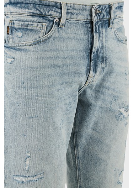 Pamuklu Regular Fit Normal Bel Düz Paça Jeans Erkek Kot Pantolon 50537835 455 fırsatları