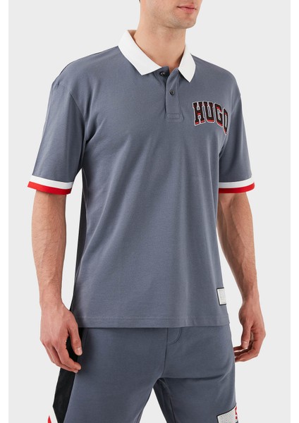 Logo Baskılı Pamuklu Regular Fit Düğmeli Polo Yaka T Shirt Erkek Polo Yaka T Shirt 50510183 462 indirimleri