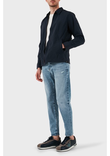 Logolu Relaxed Fit Fermuarlı Gömlek Erkek Gömlek 50538256 404