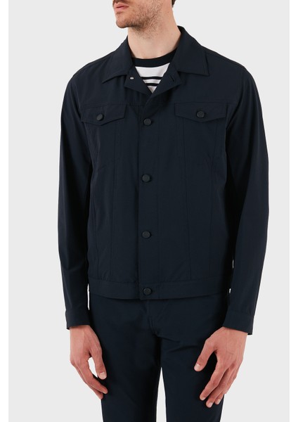 Relaxed Fit Uzun Kollu Cepli Düğmeli Ceket Erkek Ceket 50538639 404