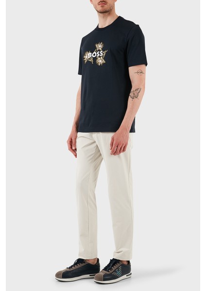 Pamuklu Işleme Detaylı Regular Fit Bisiklet Yaka T Shirt Erkek T Shirt 50536796 404 fiyatları