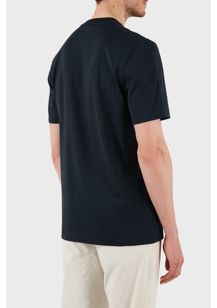 Pamuklu Işleme Detaylı Regular Fit Bisiklet Yaka T Shirt Erkek T Shirt 50536796 404 modelleri