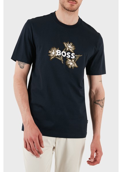 Pamuklu Işleme Detaylı Regular Fit Bisiklet Yaka T Shirt Erkek T Shirt 50536796 404 fırsatları