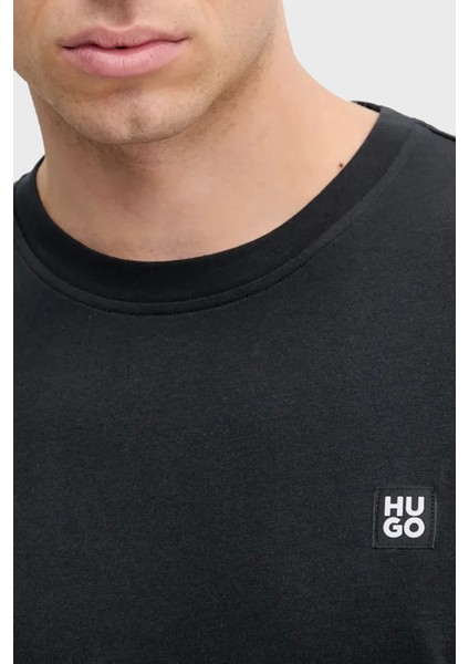 % 100 Pamuk Relaxed Fit Bisiklet Yaka Logolu T Shirt Erkek T Shirt 50539052 001 modelleri