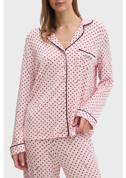 Sasha Kalpli Regular Fit Yüksek Bel Bol Paça Modal Pijama Takımı O5RX08KCIN2 Bayan Pijama Takımı O5RX08 Kcın2 P6EG
