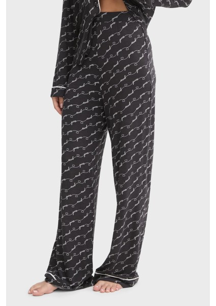 Sasha Desenli Regular Fit Yüksek Bel Bol Paça Modal Pijama Takımı O5RX08KCIN2 Bayan Pijama Takımı O5RX08 Kcın2 PJ0D fırsatları