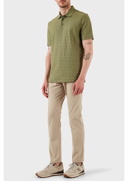 Monogram Logo Baskılı Regular Fit Düğmeli Polo Yaka T Shirt Erkek Polo Yaka T Shirt 50537132 311 fiyatları