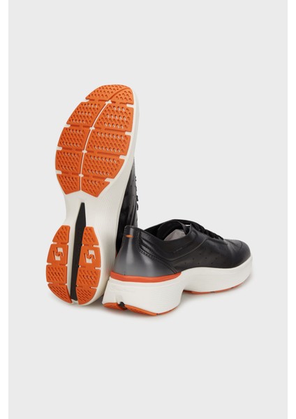 Logolu Deri Kalın Tabanlı Sneaker Ayakkabı Erkek Ayakkabı MBBC22070BARTOILN01 fırsatları