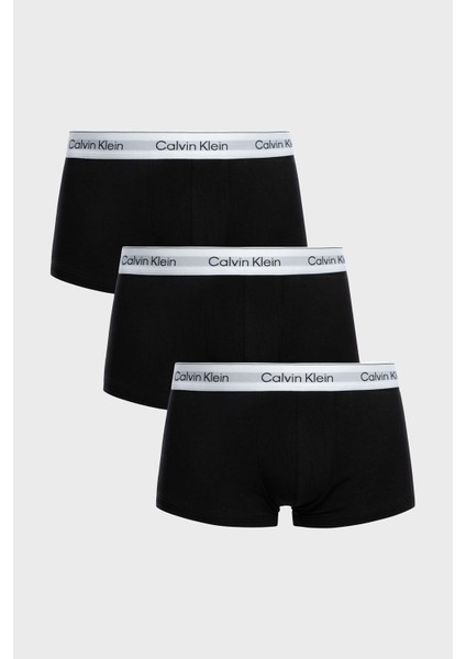 Us Calvin Klein Logolu Pamuklu 3 Pack Boxer LV00NB4389UB1 Erkek Boxer LV00NB4389 Ub1