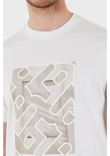 Pamuk Regular Fit Bisiklet Yaka Desenli T Shirt Erkek T Shirt 50538438 102 indirimleri