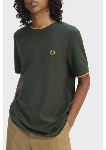 Pamuklu Regular Fit Bisiklet Yaka T Shirt Erkek T Shirt M8585 X89 fiyatları