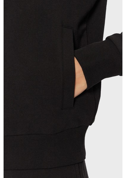 Sofia Pamuklu Regular Fit Kapüşonlu Sweat O5RQ01KCO31 Bayan Sweat O5RQ01 KCO31 Jblk