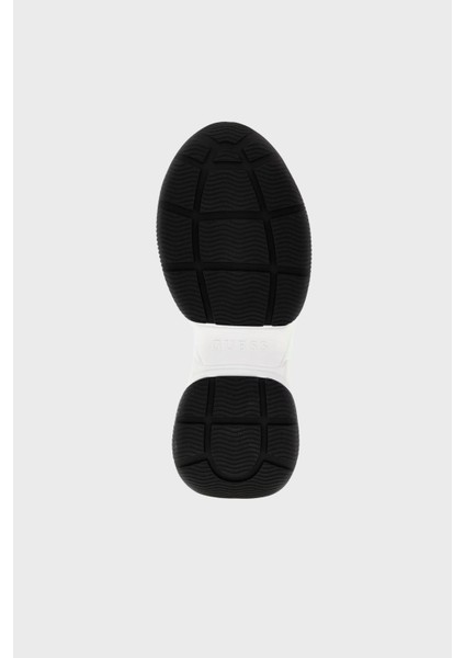 Hapyy Deri Karışımlı Kalın Tabanlı Logolu Sneaker Ayakkabı FLPHAPLEL12 Bayan Ayakkabı Flphap LEL12 Sılve