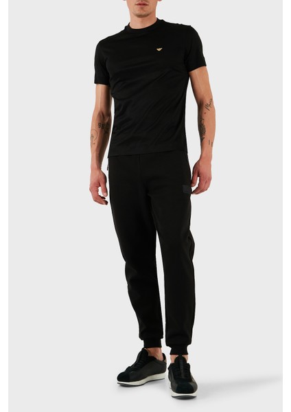 Pamuk Karışımlı Regular Fit Bisiklet Yaka T Shirt Erkek T Shirt EM001702 AF10017 MC184 fiyatları