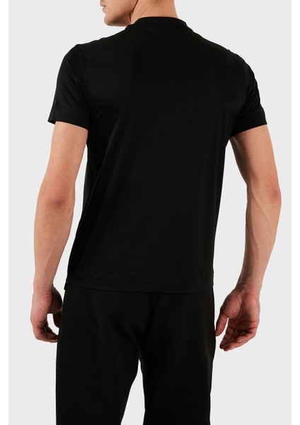 Pamuk Karışımlı Regular Fit Bisiklet Yaka T Shirt Erkek T Shirt EM001702 AF10017 MC184 modelleri