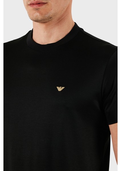 Pamuk Karışımlı Regular Fit Bisiklet Yaka T Shirt Erkek T Shirt EM001702 AF10017 MC184 indirimleri