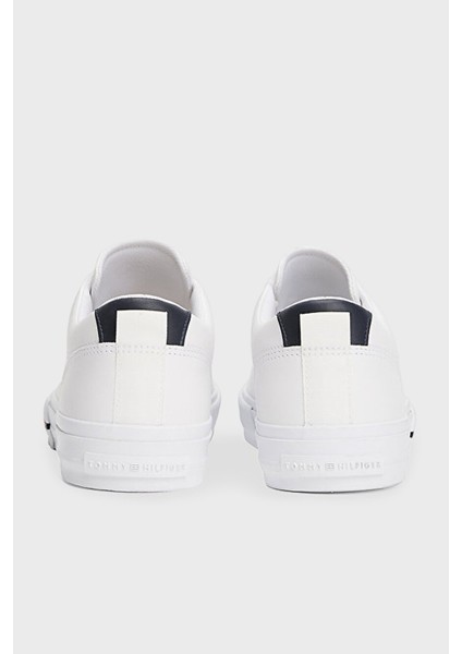 Logolu Deri Sneaker Ayakkabı Erkek Ayakkabı FM0FM05312 0k5 indirimleri