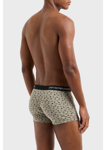 Logolu % 100 Pamuk 3 Pack Boxer Erkek Boxer EM000260 AF10800 MC112 modelleri