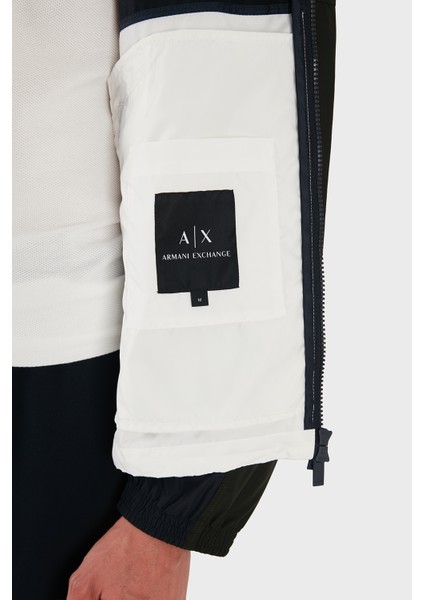 Armani Exchance Renk Bloklu Regular Fit Çıkarılabilir Kapüşonlu Ceket Erkek Ceket XM000190 AF12012 MB071 indirimleri