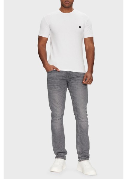 Streç Pamuklu Fitted Fit Bisiklet Yaka T Shirt Erkek T Shirt EM000379 AF10785 U0002 modelleri