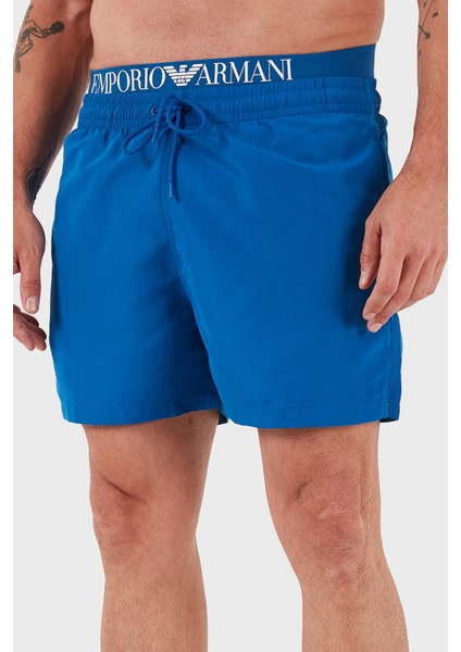 Logolu Regular Fit Normal Bel Cepli Mayo Short Erkek Mayo Short EM000686 AF12329 UB057