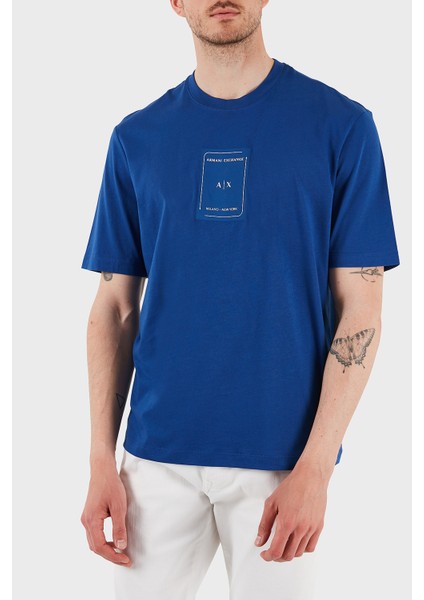 Armani Exchage % 100 Pamuk Regular Fit Bisiklet Yaka Logolu T Shirt Erkek T Shirt XM000570 AF10356 UB088 fırsatları