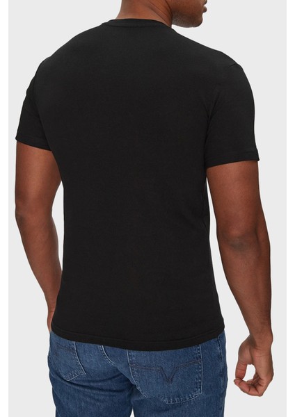 Streç Pamuklu Fitted Fit Bisiklet Yaka T Shirt Erkek T Shirt EM000379 AF10785 UC001 fiyatları