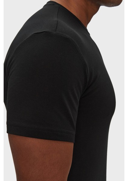 Streç Pamuklu Fitted Fit Bisiklet Yaka T Shirt Erkek T Shirt EM000379 AF10785 UC001 indirimleri