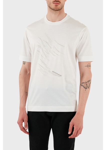 Pamuklu Regular Fit Bisiklet Yaka T Shirt Erkek T Shirt EM001023 AF13747 M6091