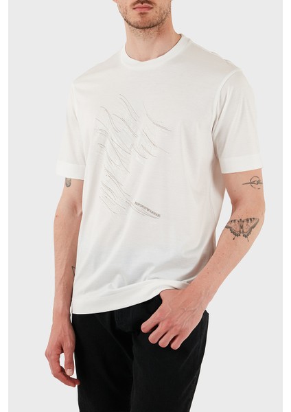 Pamuklu Regular Fit Bisiklet Yaka T Shirt Erkek T Shirt EM001023 AF13747 M6091 modelleri