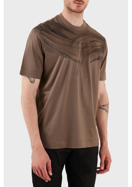 Pamuklu Regular Fit Bisiklet Yaka T Shirt Erkek T Shirt EM001023 AF13747 M6091 modelleri