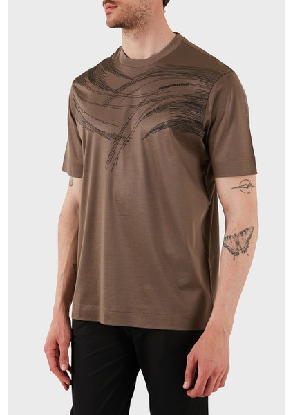 Pamuklu Regular Fit Bisiklet Yaka T Shirt Erkek T Shirt EM001023 AF13747 M6091 fırsatları