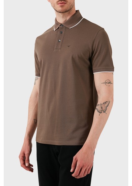 Şeritli Pamuk Düğmeli Polo Yaka T Shirt Erkek Polo Yaka T Shirt EM000858 AF12955 U6195 modelleri