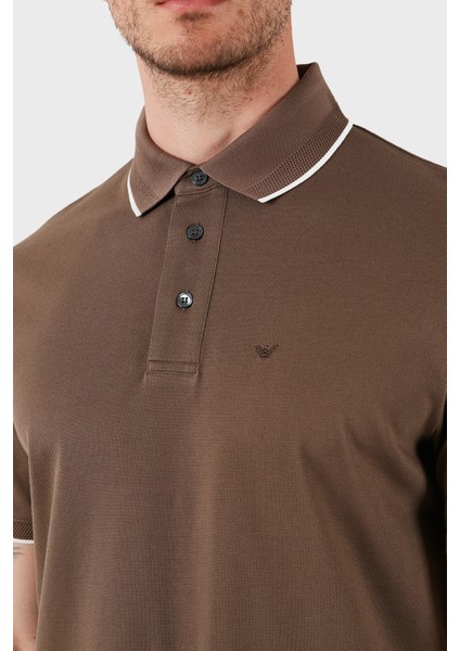 Şeritli Pamuk Düğmeli Polo Yaka T Shirt Erkek Polo Yaka T Shirt EM000858 AF12955 U6195 fırsatları