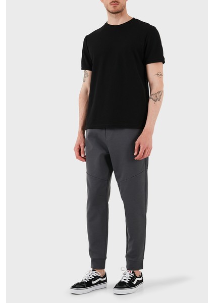 Pamuklu Regular Fit Normal Bel Ribanalı Paça Jogger Pantolon Erkek Pantolon 50543860 027