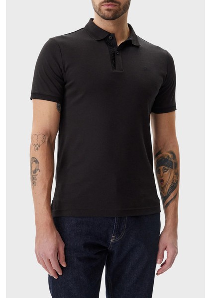 Logo Nakışlı Pamuklu Regular Fit Düğmeli Polo Yaka T Shirt K10K114135BEH Erkek Polo Yaka T Shirt K10K114135 Beh