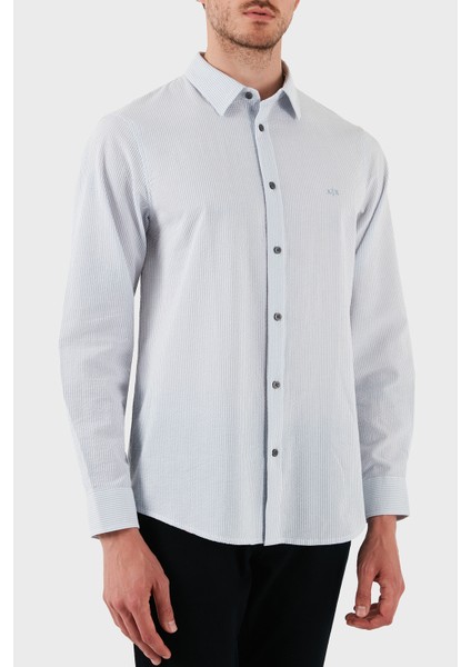 % 100 Pamuk Regular Fit Uzun Kollu Gömlek Erkek Gömlek XM000429 AF13141 MB004