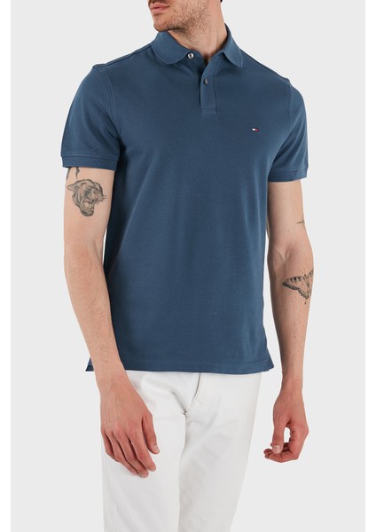 Streç Pamuklu Slim Fit Düğmeli Polo Yaka T Shirt Erkek Polo Yaka T Shirt MW0MW17770 Dbz fiyatları