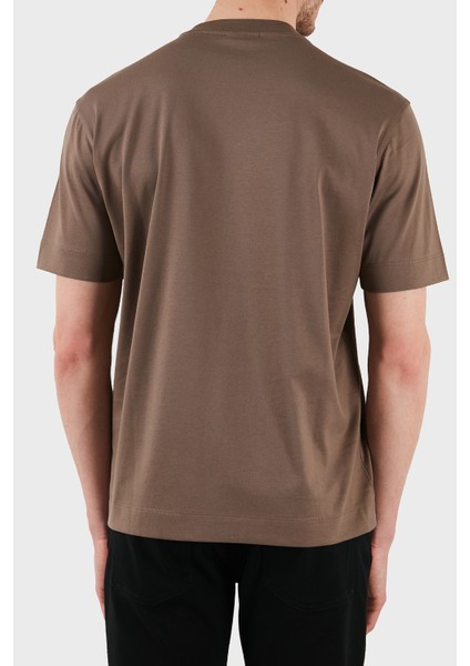 Kabartmalı Logo Pamuk Regular Fit Bisiklet Yaka T Shirt Erkek T Shirt EM001040 AF13669 U6195 fiyatları