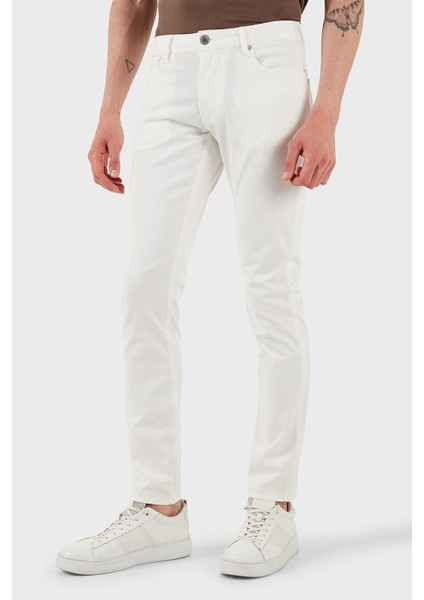 Streç Pamuklu Slim Fit Normal Bel Düz Paça Jeans Erkek Kot Pantolon EM000121 AF14123 U0003 fırsatları