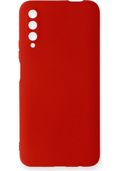 Huawei P Smart Pro / Y9s Kılıf First Silikon - Kırmızı Mrayd