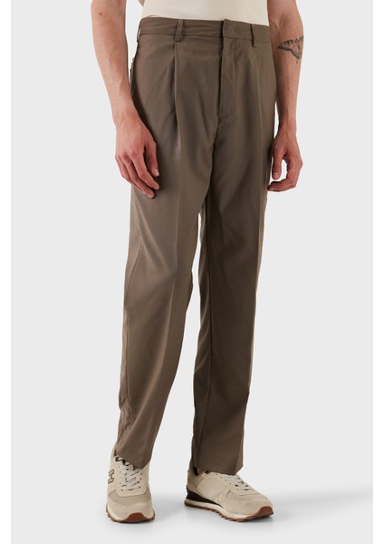 Hafif Yün Regular Fit Normal Bel Düz Paça Pantolon Erkek Pantolon EM001211 AF13821 U6195 modelleri
