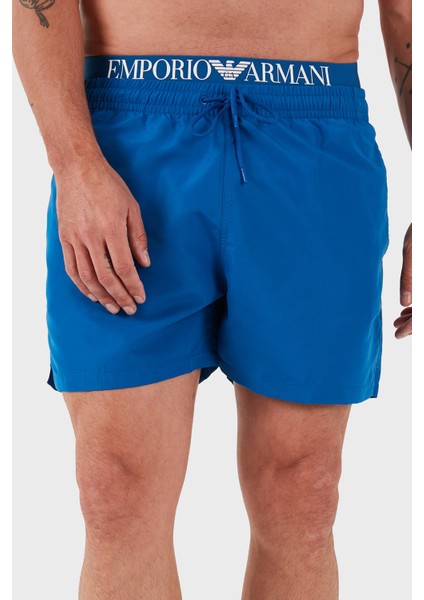 Logolu Regular Fit Normal Bel Cepli Mayo Short Erkek Mayo Short EM000686 AF12329 UB057