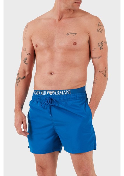 Logolu Regular Fit Normal Bel Cepli Mayo Short Erkek Mayo Short EM000686 AF12329 UB057 modelleri