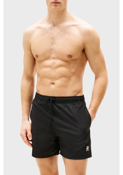 Logolu Belden Bağlamalı Cepli Mayo Short Erkek Mayo Short UM0UM03579 Bds