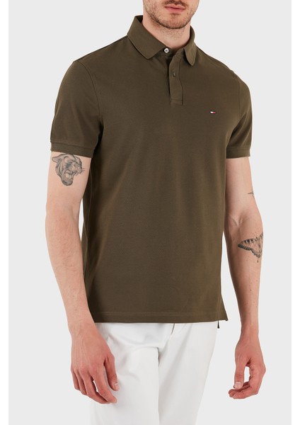 Streç Pamuklu Slim Fit Düğmeli Polo Yaka T Shirt Erkek Polo Yaka T Shirt MW0MW17770 Rbn fiyatları